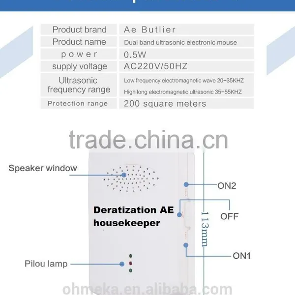Professional Produced by Ohmeka Indoor Mice Repeller, Electric Mosquito Killer and Transonic Pest Repeller photo-5