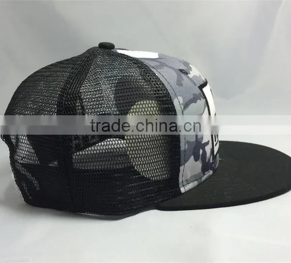 Custom Embroidery Patch Flat Trucker Cap Mesh Cap photo-2