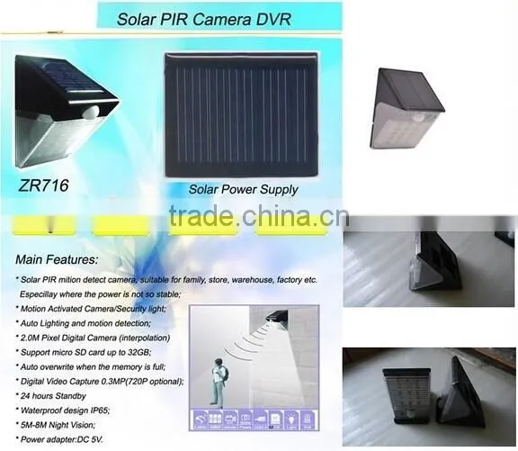 Outdoor Waterproof Solar Powered Wifi Camera With Motion Detection and Night Vision photo-3