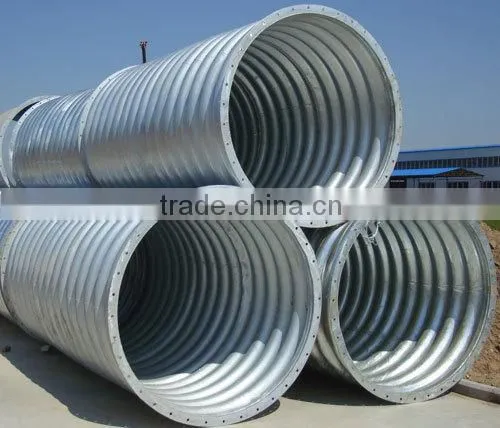 China Supplier Corrugated Galvanized Steel Culvert Pipe photo-4