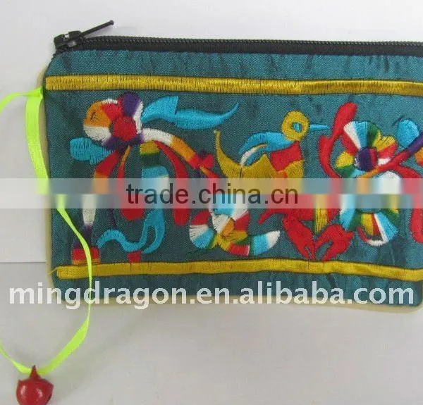 NEW CHINESE EMBROIDERY SILK COIN PURSE WALLET