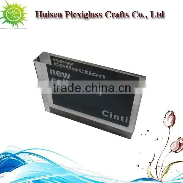 Logo Oem Acrylic Frame Logo Block photo-3