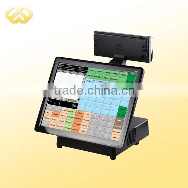 POS1501 15 Inch All In One Touch Screen POS Machine With Embedded Software photo-2