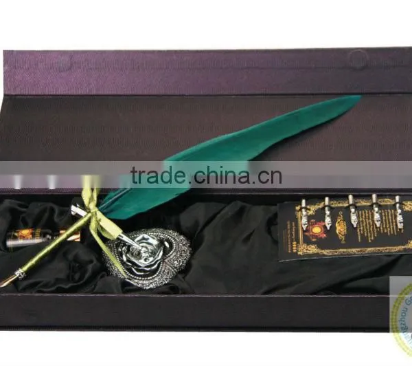 Custom Promotional Quill Pens Set As Keepsake