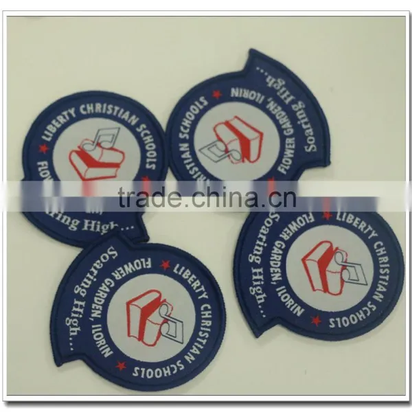 Custom Colorful Woven Patches for School Uniforms photo-3