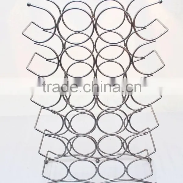 Customized Shining Fashionable Metal Wine Shelf Rack Quality Choice photo-3
