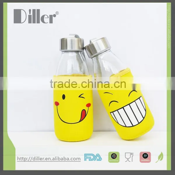 OEM Private Lable BPA Free 500ml Glass Juice Drinking Bottle photo-2