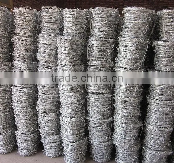 Flat Wire Type Pvc Coating Barbed Wire Price per Roll photo-6