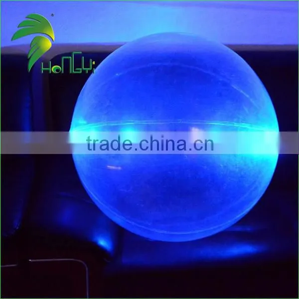 Hongyi New Magic Special 0.18mmPVC Lighting Inflatable LED Balloon For Wedding Decoration photo-6