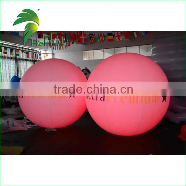 Advertising Magic 0.18mmPVC LED Balloon / Inflatable Moon Light Balloon For Wedding Decoration photo-6