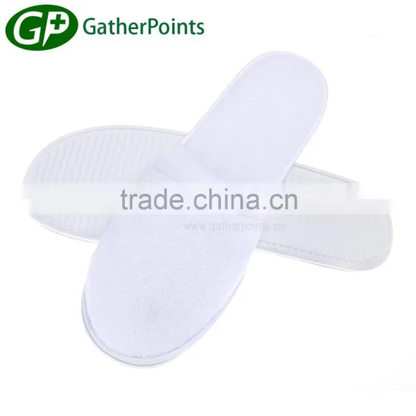 White Towel Cloth House Indoor Hotel Slippers