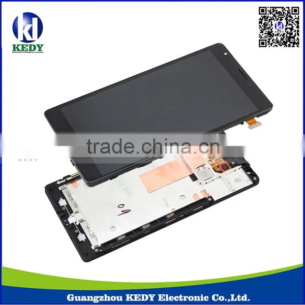 Full LCD Display Screen With Bezel Frame,Original LCD Display Replacement for Nokia Lumia 1520 photo-2