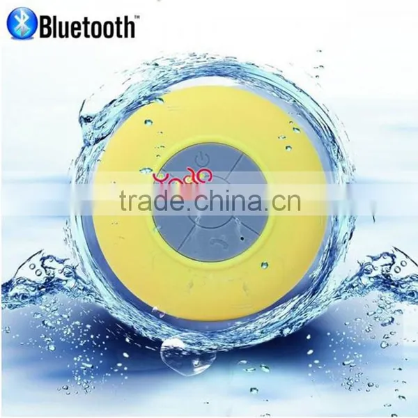 Waterproof Mini Bluetooth Speaker With Suction Cup Rose Red photo-2