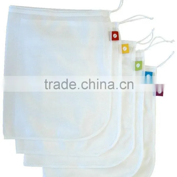 Wholesale Polyester Fabric Mesh Bag Drawstring Laundry Bag photo-2