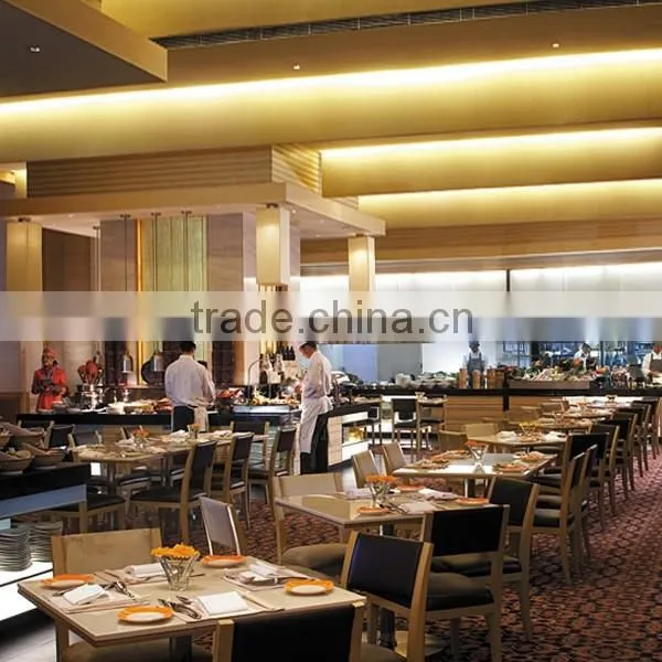 IDM-R004 Modern Design Upholstery Fabric Hotel Used Restaurant Furniture photo-2