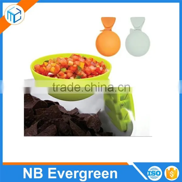 Mini Plastic Dip Clip Dip Dishs,Plastic Bowl With Clip photo-4