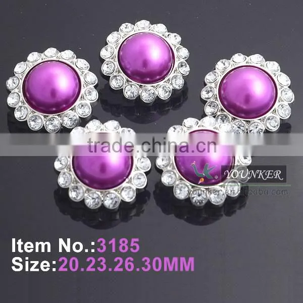 Hot Sale New Style Acrylic Rhinestone Button Flower Shape Sewing Silver Plating for Flower Center DIY Crafts photo-6