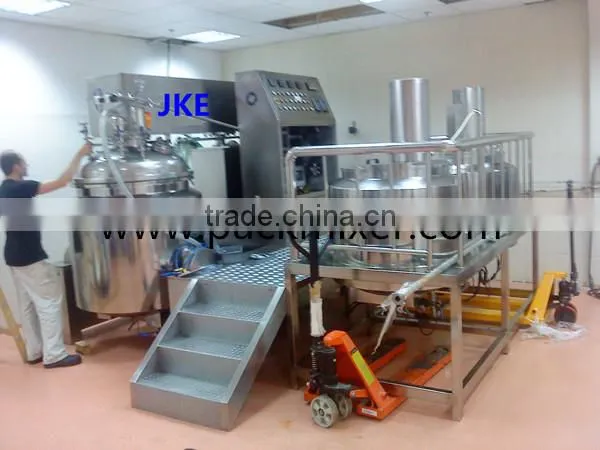 350L Cream Homogenizer Cosmetic Cream Vacuum Emulsion Homogenizer Mixer