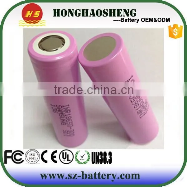 Authentic Samsung 3.7v 3000mAh 18650 INR18650-30a Li-ion Lithium Battery photo-2