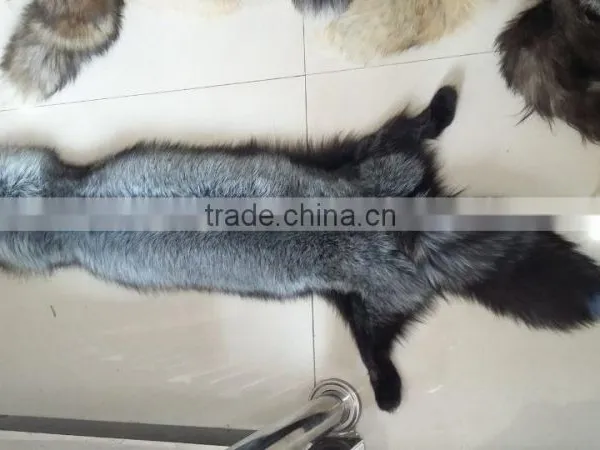 2015 Silver Fox Fur Skin / Real Fox Skin / Natural Fox Fur Skin For Sale photo-5