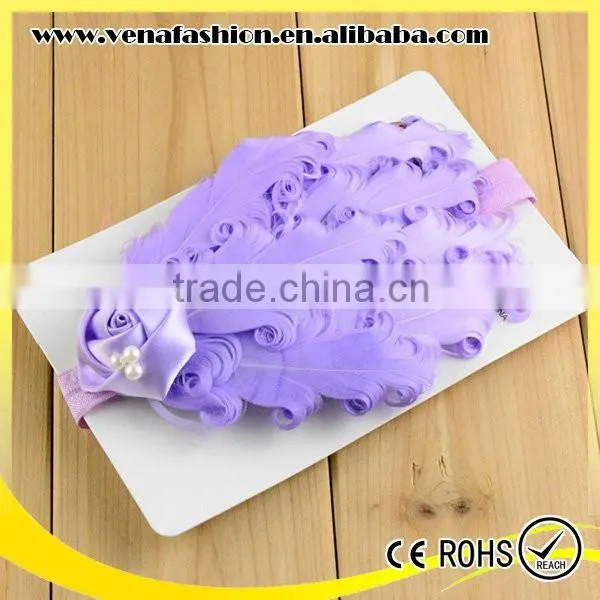 Ostric Wholesale Feather Headbands,pink Feather Headband photo-5