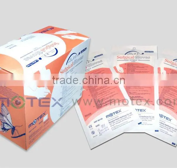 Powder Free NBR Medical Surgery Gloves