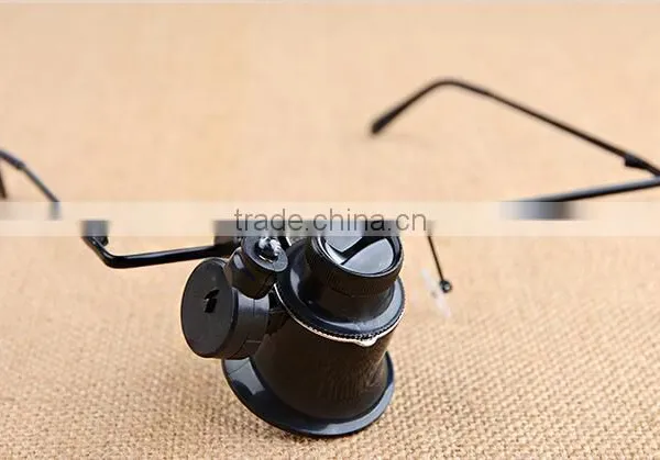 High Quality Optical Lens 2 LED Eye Glasses Material Jewelry Loupes and Magnifiers photo-4