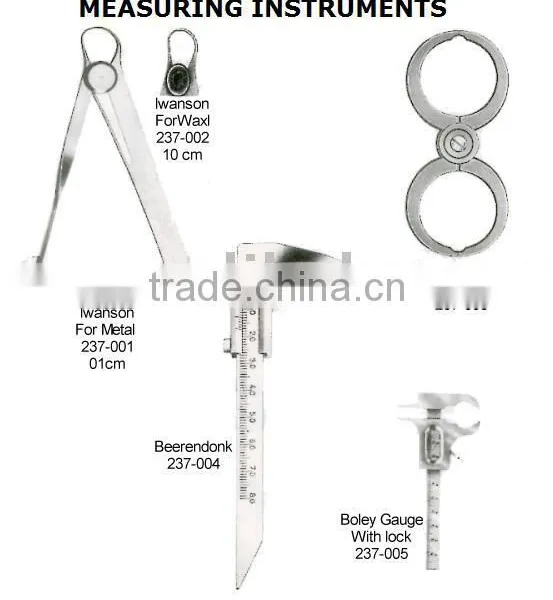 Dental Measuring Instruments