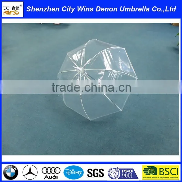Factory Direct Transparent Umbrella, Custom Printed Straight Rod Umbrella Wholesale photo-5