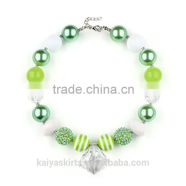 Stylish Easy Matching Bead Chunky Adorable Kids Wear Necklace + Blacelet Set photo-3