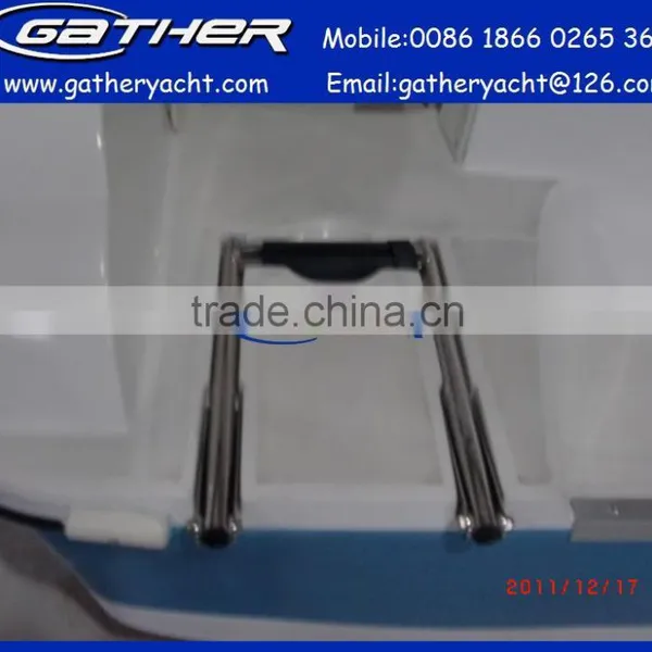 5.5M CE Blue Color Fiberglass Cabin Boat photo-6