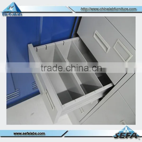 Galvanized Steel Storage Cabinets With Drawer Floor Mounted Structure Laboratory Stroage Cabinet photo-3