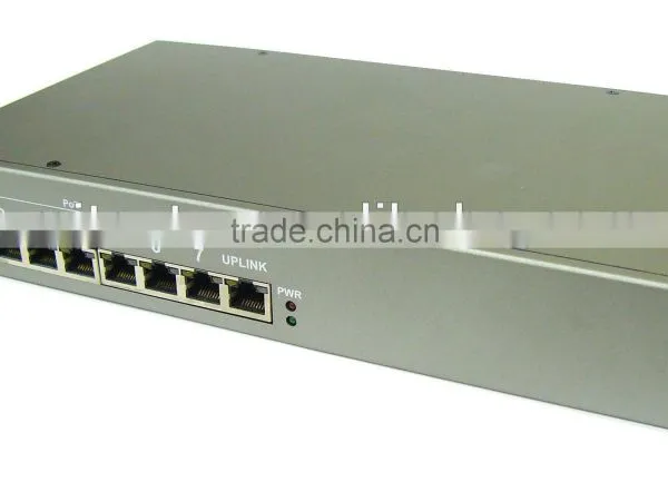 8 port Gigabit PoE Switch & Extender, MITS Taiwan, Endspan, 7 PSE & 1 PD port, IEEE802.3 af & at standard, auto-negotiating