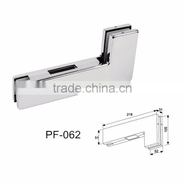 Lightweight Bottom Patch Fitting Glass Fittings Shower Door Hardware photo-2