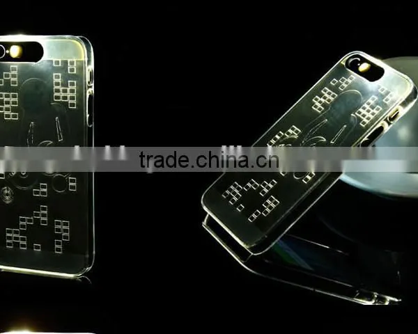 LED Light Flash TPU+PC Hybrid Phone Case for IPhone 6 Iphone 5S Light Phone Cases photo-2