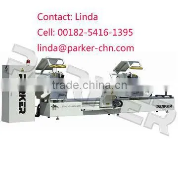 PVC Profile Cnc Control Double Mitre Cutting Saw/upvc Window Frame Cutting Machine/PVC Profile Cutting Machine photo-4