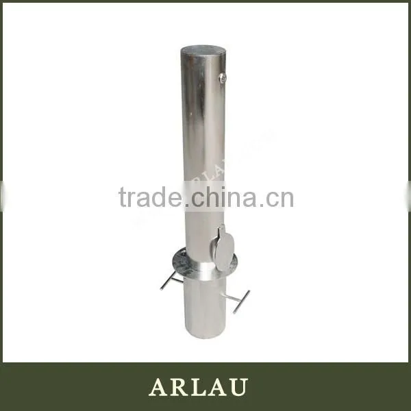 Arlau Stainless Steel Bollards, Removable Steel Bollards