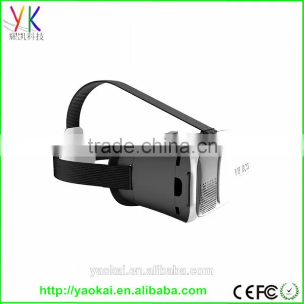 2016 Hot Selling Virtual Reality Glasses Case Plastic Google Cardboard 3D VR BOX 2.0 Adjustable 3D VR photo-3