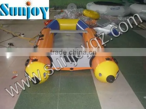 2016 Sunjoy High quality inflatable motor boat for sea made of pvc material