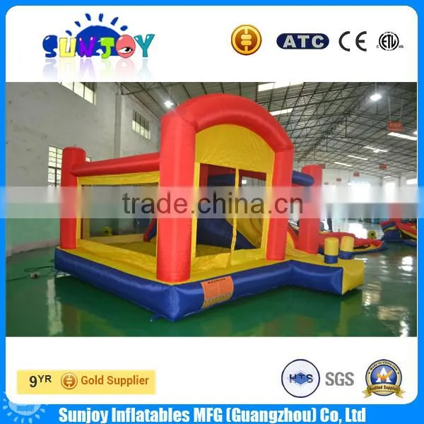 China Supplier Toys Cheap Small Inflatable Bouncer With Slide for Home Use photo-2