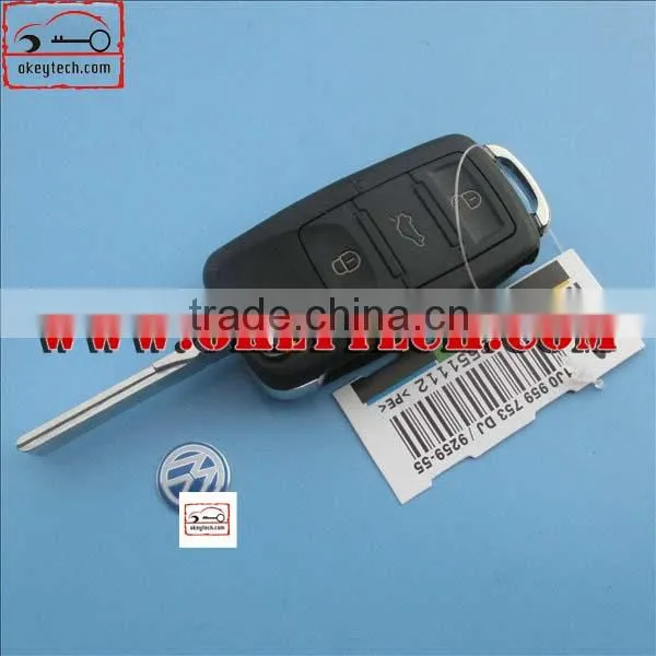 OkeyTech VW 3 Buttons Remote Key Shell for vw Flip Key for vw Key Cover for vw