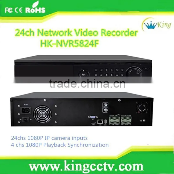 2015 New Arrival Shenzhen KingCCTV 1080p Professional and Wholesale 24ch Nvr