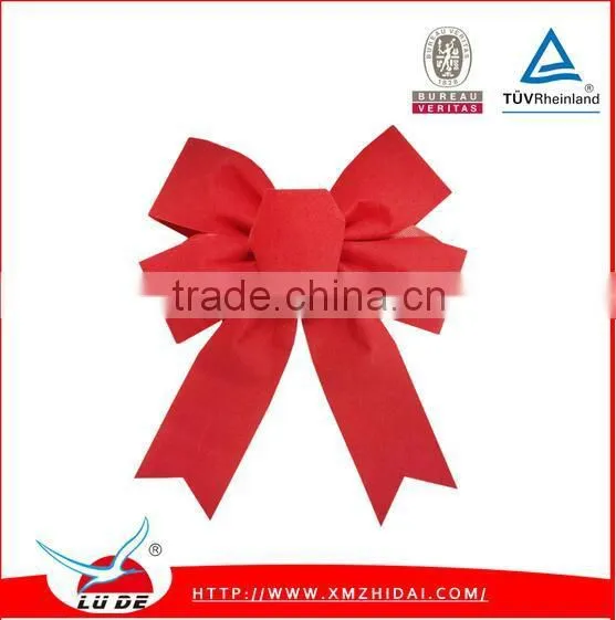 Holiday and Gift Packing Use Velvet Christmas Ribbon Bow photo-3