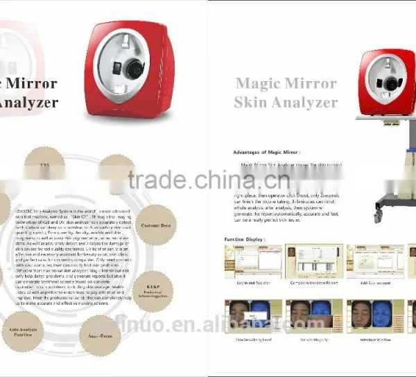 High Quality 3D Magic Mirror Skin Analyzer Machine , Skin Scanner Analysis Equipment photo-4