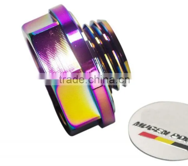 Neo Chrome Racing Oil Filter Cap Engine Tank Cover photo-4