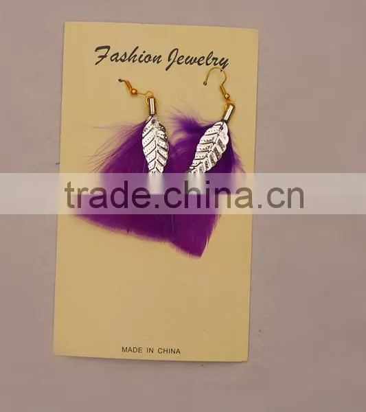 The Elgent Graceful Feather Eardrop photo-4