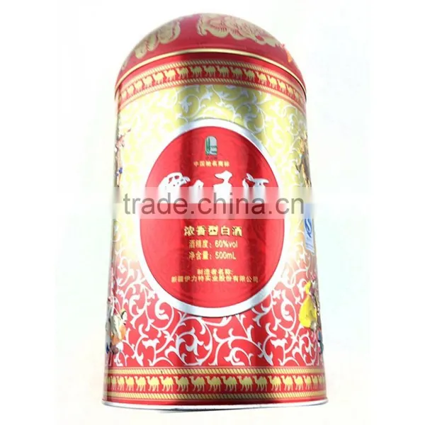 New Designed Irregular Metal Wine Tin Box photo-3