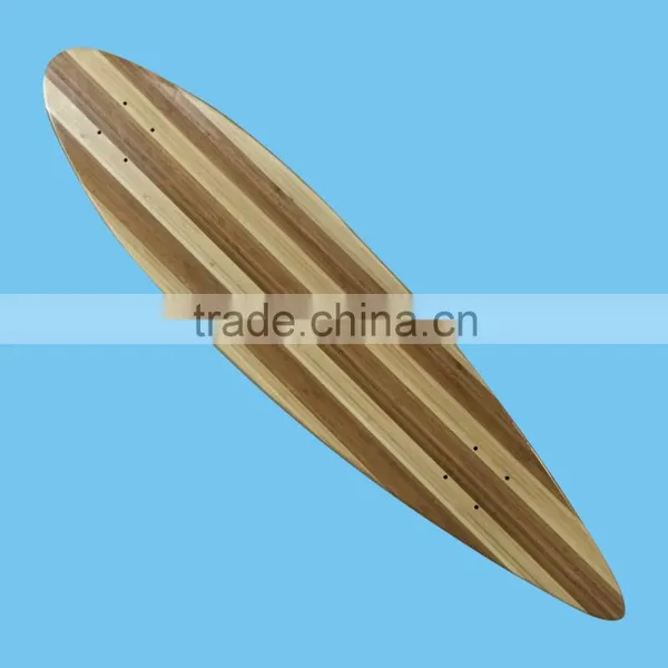 41x9.25inch Bamboo Skateboard Longboarding Deck photo-2