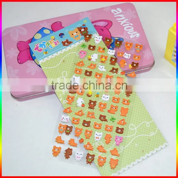 Cartoon Bear EVA Sticker photo-3
