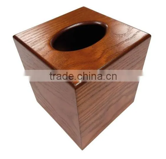 Wholesale FSC&BSCI Painted Elegant Wooden Tissue Boxes photo-2